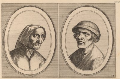 「Mary Wiped-Pot」と「Pan of Grease」 作： Johannes and Lucas van Doetechum after Pieter Bruegel the Elder