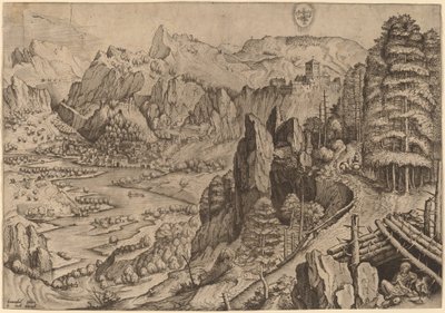 悔悛のマグダレナ 作： Johannes and Lucas van Doetechum after Pieter Bruegel the Elder