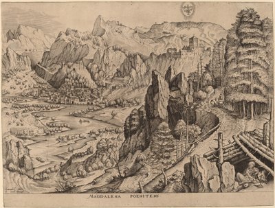 悔悛のマグダレナ 作： Johannes and Lucas van Doetechum after Pieter Bruegel the Elder