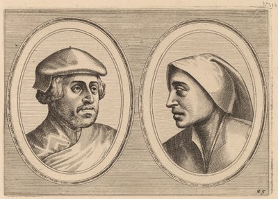 「Sincere Lammert」と「Deugdighe Geertruyd」 作： Johannes and Lucas van Doetechum after Pieter Bruegel the Elder