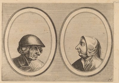 「Schonck Wel-drocht」と「Pronck Heel-volmaeckt」 作： Johannes and Lucas van Doetechum after Pieter Bruegel the Elder