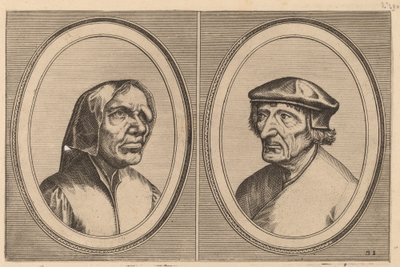 「トレイン・ブルバック」と「フォールシッチテッヘ・ペンネ」 作： Johannes and Lucas van Doetechum after Pieter Bruegel the Elder