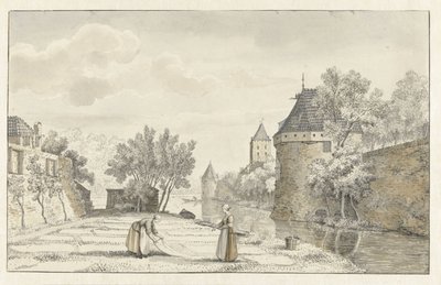ユトレヒトのプロンペトーレンの眺め 作： Johannes de Bosch