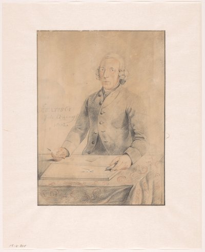 ピーター・ピッキーの肖像 作： Johannes de Koning (signed by artist)