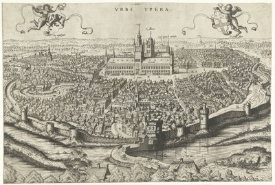 イープルの眺め 作： Johannes of Lucas van Doetechum