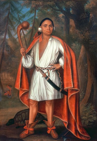 川の国の王エトオ・オー・コアム、1710 作： Johannes or Jan Verelst