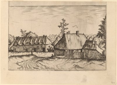 農場と家並み 作： Johannes van Doetechum, the Elder and Lucas