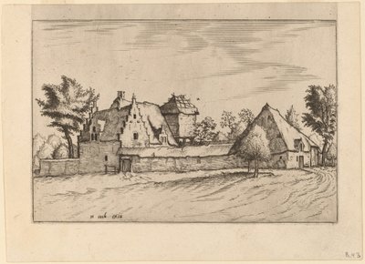 裁判所の農場 作： Johannes van Doetechum, the Elder and Lucas