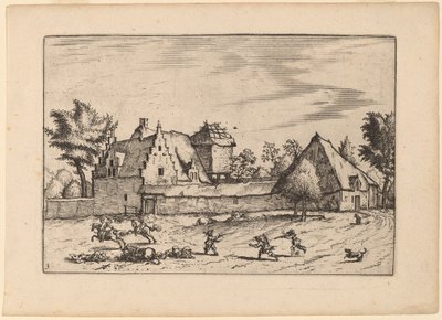 裁判所の農場 作： Johannes van Doetechum, the Elder and Lucas