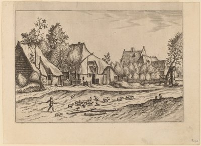 村の農場 作： Johannes van Doetechum, the Elder and Lucas