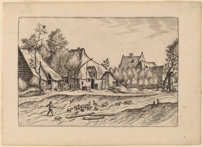 村の農場 作： Johannes van Doetechum, the Elder and Lucas