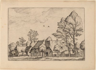 井戸のある大きな農場 作： Johannes van Doetechum, the Elder and Lucas