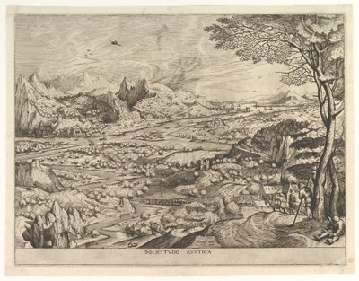 素朴なソリシチュード 素朴なソリシチュード（『大いなる風景』より） 1555-56年頃 作： Johannes van Doetecum I
