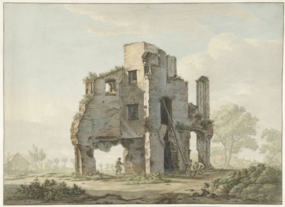 ラインスブルク修道院の廃墟の解体 作： Johannes van Lexmond