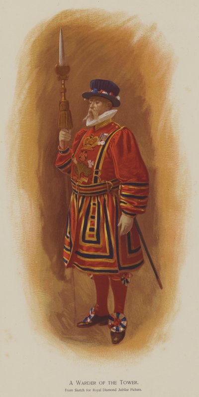 塔の魔術師（カラーリトグラフ 作： John (after) Charlton