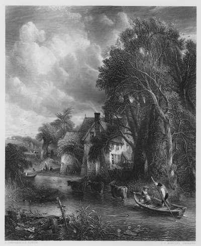 ヴァーノンギャラリーの絵から「バレー・ファーム」（エングレーヴィング 作： John (after) Constable