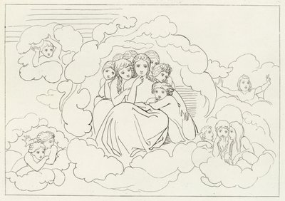 天体流星群、パラダイス、カント30(彫刻) 作： John (after) Flaxman