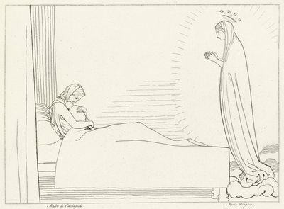 カッチャギーダの誕生」、「楽園」、カント15（エングレーヴィング 作： John (after) Flaxman