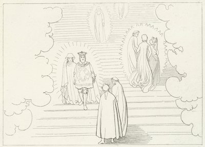 天国の階段、パラダイス、カント21（エングレーヴィング 作： John (after) Flaxman