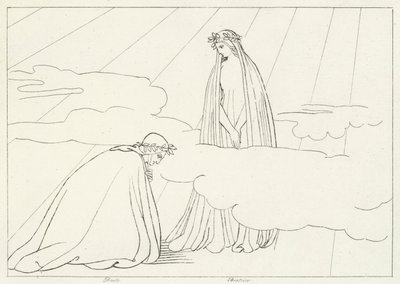 月の球体、楽園、カント2（エングレーヴィング 作： John (after) Flaxman