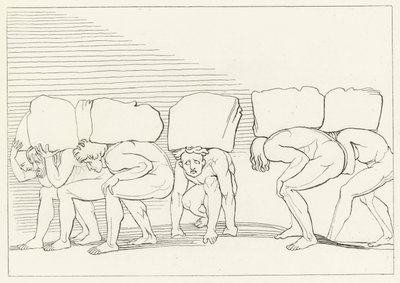 誇り高き者、煉獄、カント11（エングレーヴィング 作： John (after) Flaxman