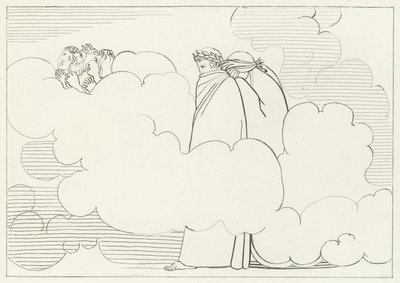 煙の領域、煉獄、カント16（エングレーヴィング 作： John (after) Flaxman