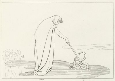 ティレシアス「インフェルノ」カント20（彫刻 作： John (after) Flaxman