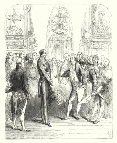 1851年の万国博覧会におけるアルバート王子と王室委員会の面々、ロンドンのハイドパークにあるクリスタルパレス（彫刻 作： John (after) Gilbert