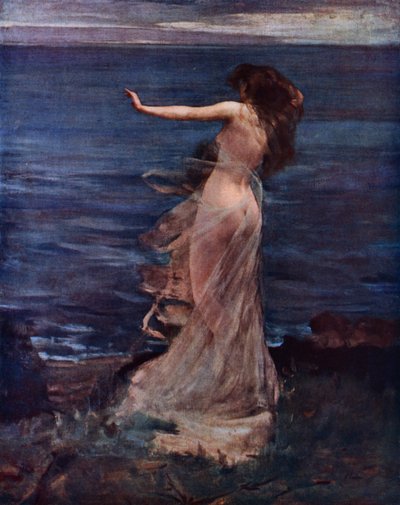 アリアドネ（カラーリトグラフ 作： John (after) Lavery