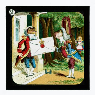 不思議の国のアリス」カラーランタンスライド（ランタンスライド 作： John (after) Tenniel