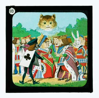 不思議の国のアリス」カラーランタンスライド（ランタンスライド 作： John (after) Tenniel