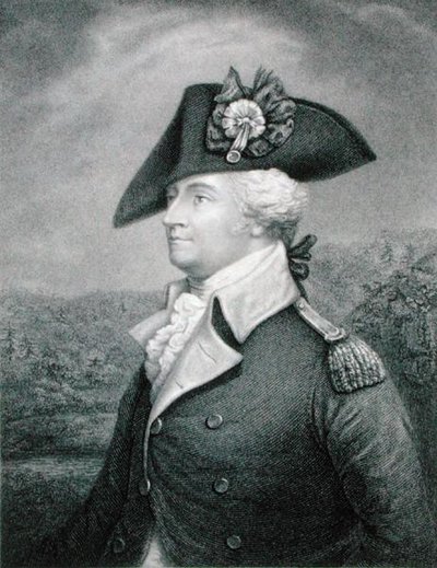 アンソニー・ウェイン准将（1745-96）ジェームズ・ヘリング（1794-1867）の原画をもとにジョン・フランシス・ユージン・プリュドホム（1800-92）が彫ったもの（エングレーヴィング） 作： John (after) Trumbull