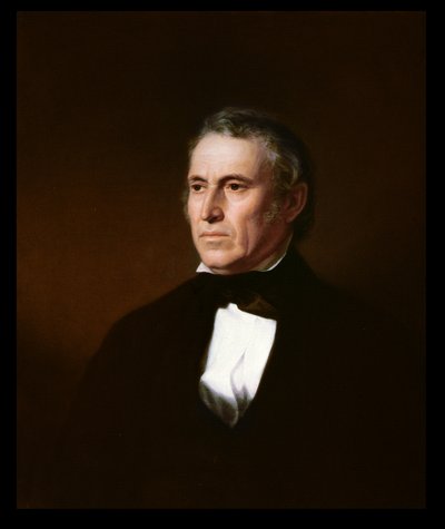 ザカリー・テイラー、1850年頃（カラーリトグラフ 作： John (after) Vanderlyn