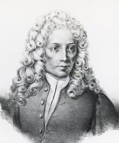 イタリアの解剖学者・医師フランチェスコ・トルティ（1658-1741）の肖像 作： Walter Charles Mills