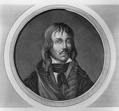 フランソワ・セヴェラン・マルソー＝デスグラヴィエ（1769-1796）の肖像（フランス革命戦争の将軍）、エングレーヴィング 作： Walter Charles Mills