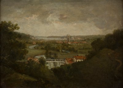 デダムの谷（キャンバスに油彩） 作： John (circle of) Constable