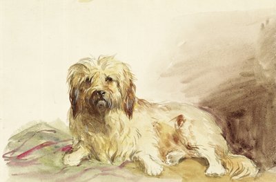 アーティストの犬、1860年頃 作： John Adam P. Houston
