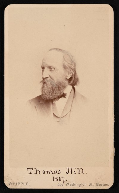 トーマス・ヒルの肖像 1818-1891, 1867. 作： John Adams Whipple