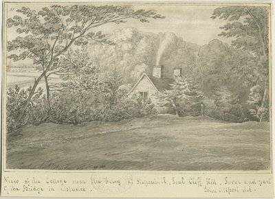 バートン・アポン・トレント：ペンとインクの描画、nd [1799-1854] 作： John Allport