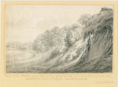 Wolseley-Wolseley Arms Inn：ペン画、1814年5月10日 作： John Allport