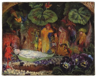 妖精の女王の死 作： John Anster Fitzgerald
