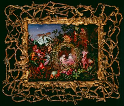 鳥の巣の妖精（84024も参照） 作： John Anster Fitzgerald