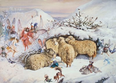 雪の妖精 作： John Anster Fitzgerald