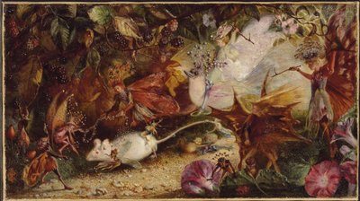 白ネズミの追跡 作： John Anster Fitzgerald