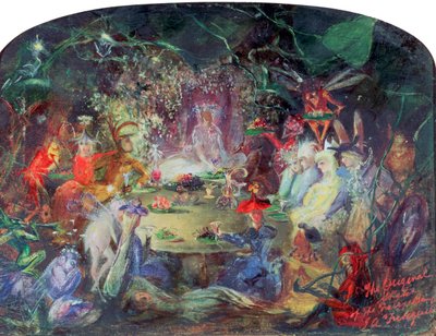 妖精の宴会、1832-1906 作： John Anster Fitzgerald