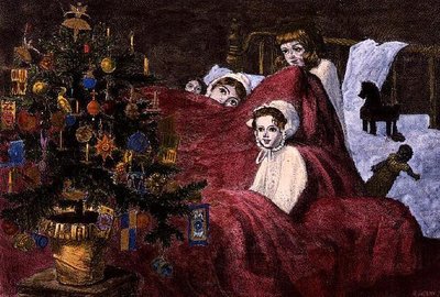 プライベートビュー、イラスト入りロンドンニュース、1865年12月23日 作： John Anster Fitzgerald