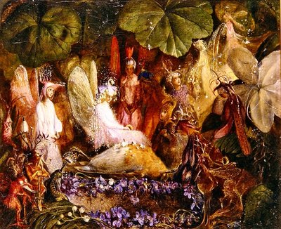 Who Killed Cock Robin?(油彩・キャンバス) 作： John Anster Fitzgerald