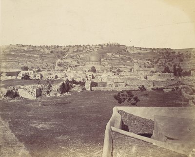 エルサレム、1857年。 作： John Anthony