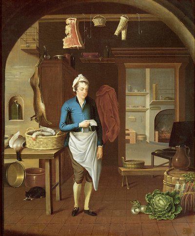 キッチンシーン、1771 作： John Atkinson