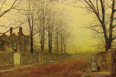 秋の栄光、1887 作： John Atkinson Grimshaw